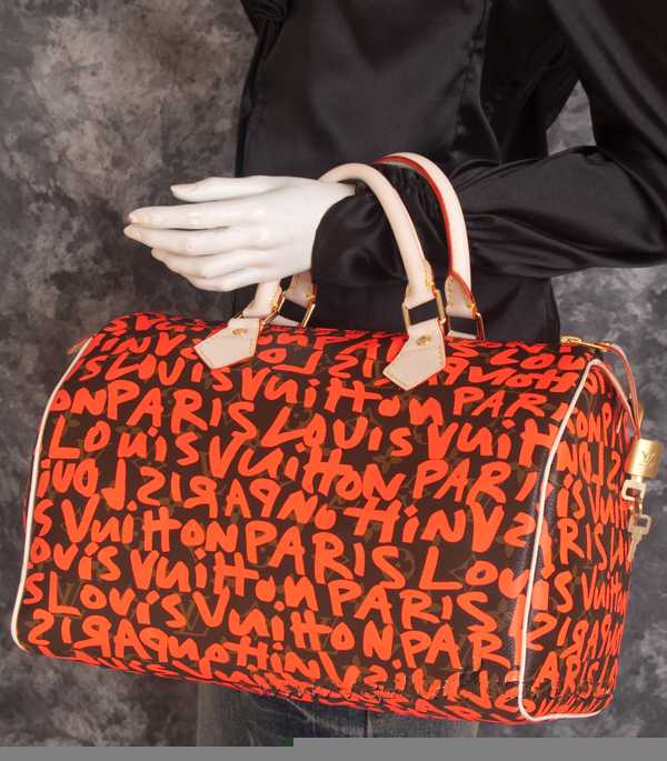 7A Replica Louis Vuitton Monagram Canvas Graffiti Speedy 35 M93705